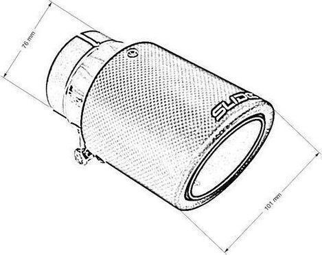 Slide_d Finish Tip 101mm Input 76mm Slide