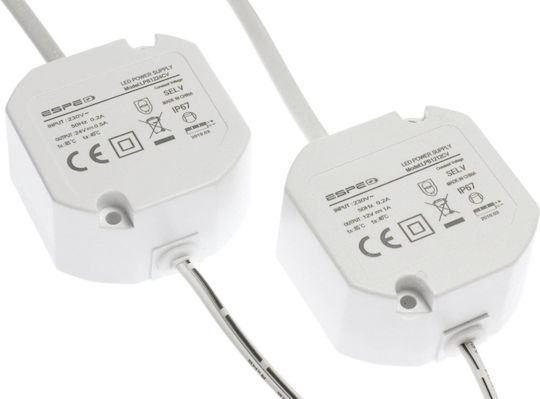 Amicus Sursă de alimentare LED Etanș IP67 Putere 12W cu Tensiune de Ieșire 12V