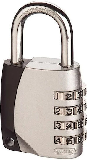 Abus Aluminum Padlock Brass Combination 40mm Silver 1pcs