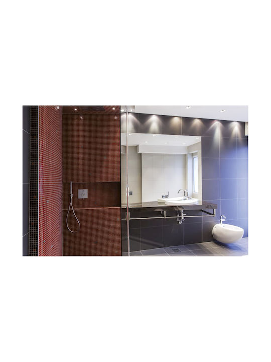 Kanlux Plastic Recessed Spot with Integrated LED and Natural White Light Silver 1pcs
