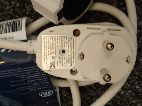 REV 2 Plätze mit Kabel 3m Weiß