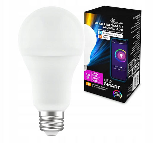 Extralink Smart Bulb LED for Socket E27 and Shape A70 Adjustable White 1055lm