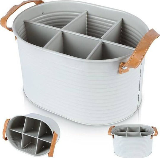 Excellent Houseware Solsbery Champagners Simple Albă Cu Dimensiuni 17.5x14x24.5cm