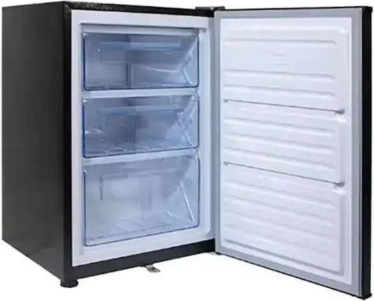 Frigus Επαγγελματικός Καταψύκτης 100lt & 95W Μαύρος Π55 x Β54.6 x Υ83.3εκ.