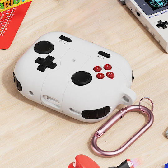 Retro Console Husă în culoarea Alb pentru Apple AirPods Pro 3