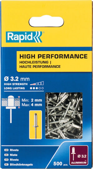 Rapid Πριτσίνια M3.2x8mm 500Stück