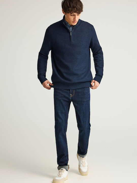 Long Sleeve Sweater Navy Blue