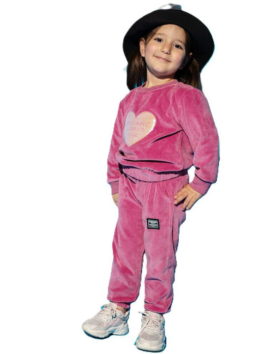 Set Trening Fuchsia Pentru Copii
