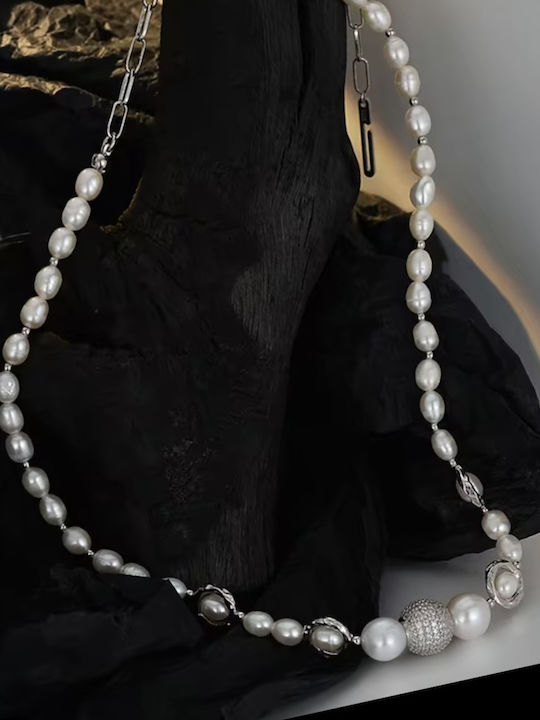 Colier cu Perle & Zirconiu