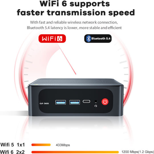 Beelink SER5 Mini PC (Ryzen 5 5500U/16GB DDR4/500GB SSD/W11 Pro