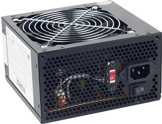 Force Force Passive PFC 650W Μαύρο Τροφοδοτικό Υπολογιστή Full Wired