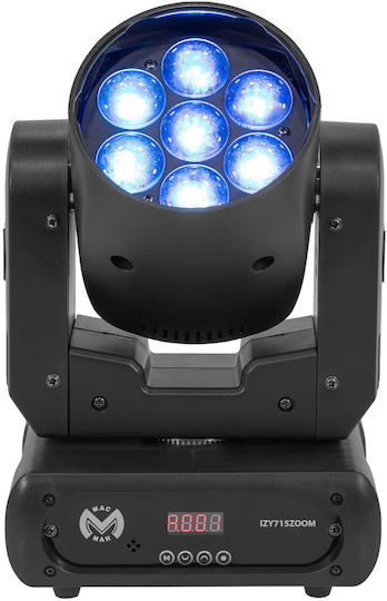 Mac Mah Izy715 Zoom Moving Head Wash 7x15w RGBW 4-in-1 LED Moving Head Wash 7x15w RGBW 4-in-1 LED