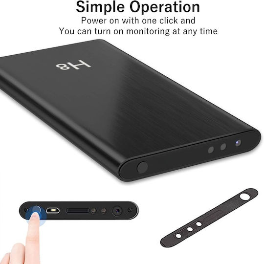 Iuni H8 Cameră Spy Power Bank Full HD 32GB 5000mAh Wi-Fi Vedere Nocturnă Detectare Mișcare