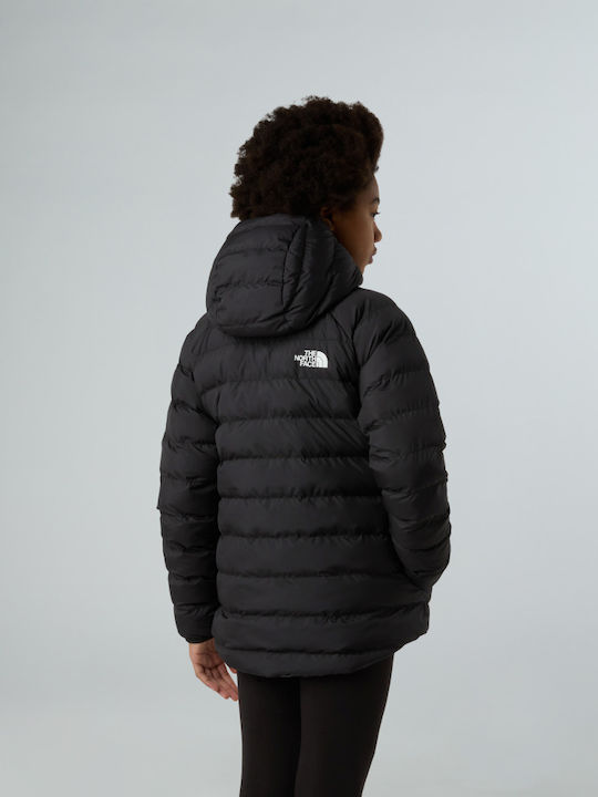 Waterproof Kids Sports Short Double Sided Hooded Jacket Black