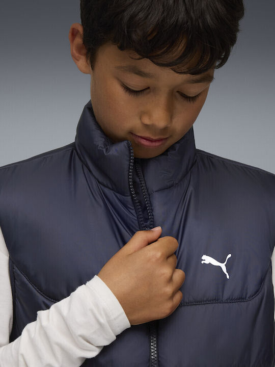 Kids' Sports Jacket Sleeveless Navy Blue