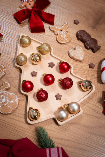 Excellent Houseware Weihnachtlich Platte Holz