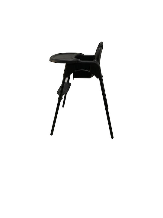 Fun Baby Baby Highchair 2 in 1 with Adjustable Height Black