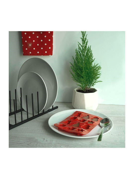 La Cucina Χριστουγεννιάτικη Φόρμα Γλυκών Καφέ 19.5x14εκ.