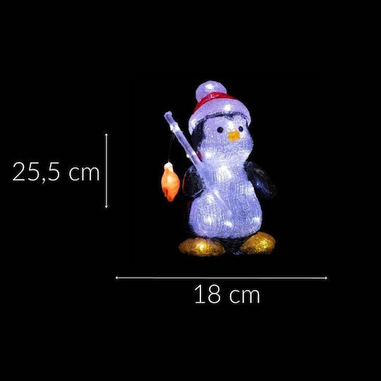Fééric Lights and Christmas Christmas Decoration Fééric Lights Christmas Outdoor Light Decoration Acrylic Penguin 30 Led 14131728 3560233777898