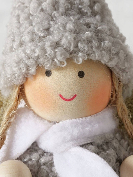 Figoura Boltze Home Figur Amia Engel Weiche Kleidung Höhe 16 cm