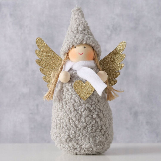 Figoura Boltze Home Figur Amia Engel Weiche Kleidung Höhe 16 cm