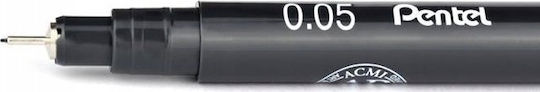 Pentel Μαρκαδόρος Σχεδίου Μαύρος 0.2mm