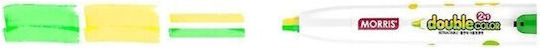 Morris Textmarker Yellow & Green #mrc-106yg