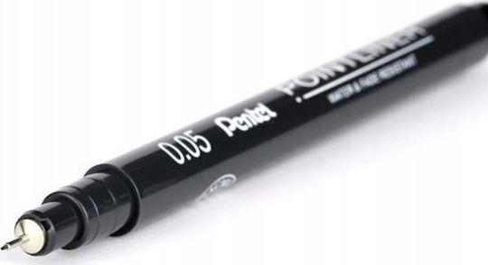 Pentel Μαρκαδόρος Σχεδίου Μαύρος 0.2mm