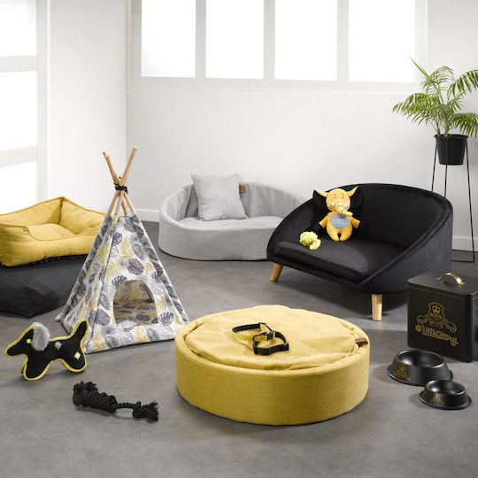 Dino Λουρί/Οδηγός Σκύλου Ιμάντας σε Μαύρο χρώμα