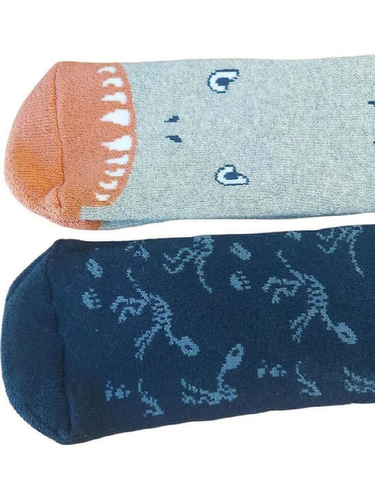 Zippy Kindersocken Rutschfest Grey/Blue 2 Paar
