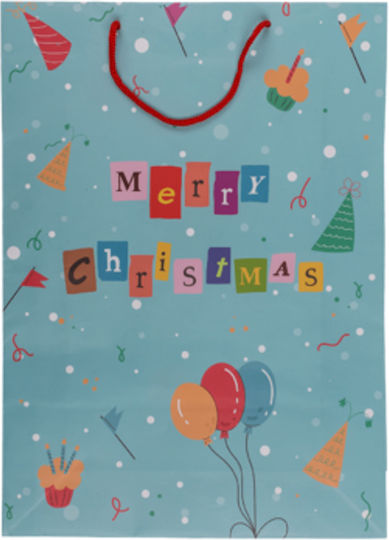 Out of the Blue Retro Christmas Paper Christmas Gift Bag (Various Designs or Colors)