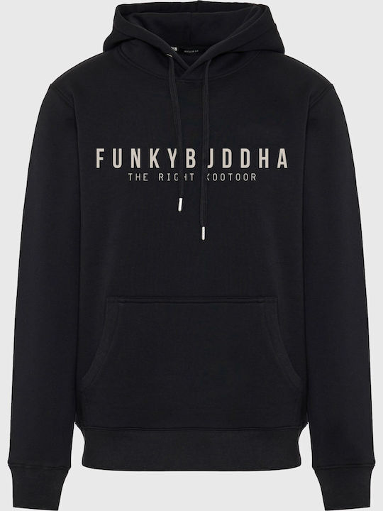 Sweatshirt with Hood Black