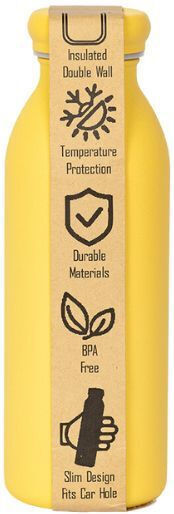 Boobam Lite Bottle Thermos Stainless Steel 500ml Yellow