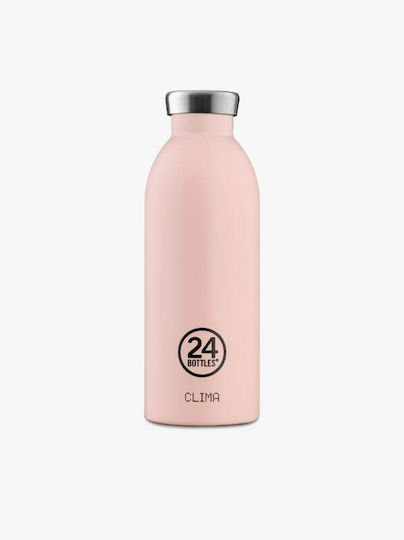 24Bottles Clima Μπουκάλι Θερμός Ανοξείδωτο BPA Free 500ml Ροζ