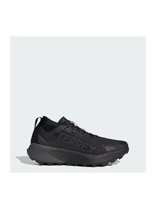Terrex Agravic Gtx Sport Shoes Trail Running Waterproof with Gore-Tex Membrane Core Black