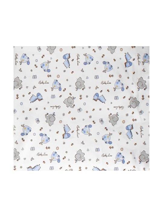 Dimcol Σετ Μονά White-sky Blue 160x240cm