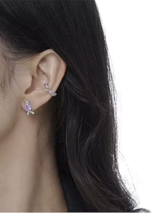 Earrings made of Silver with Stones