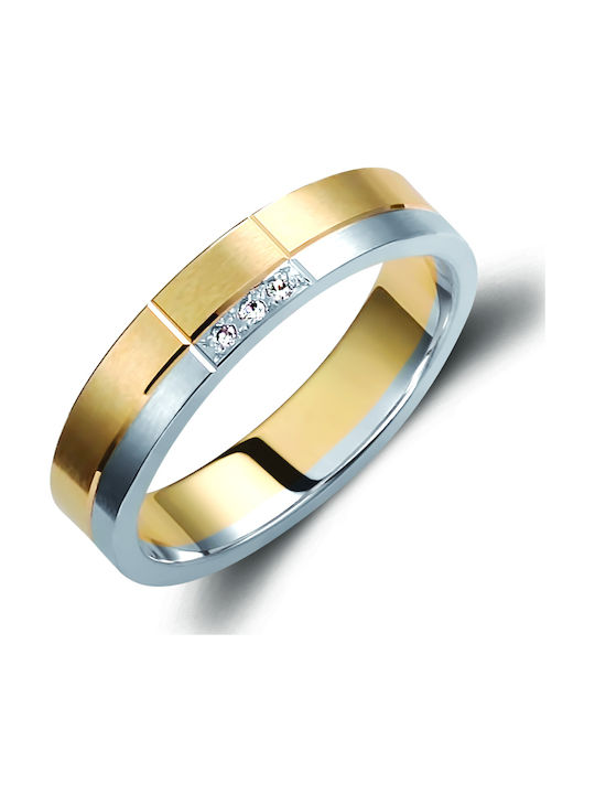 Valauro – Βέρες Γάμου 9κ Δίχρωμες 4.50mm
