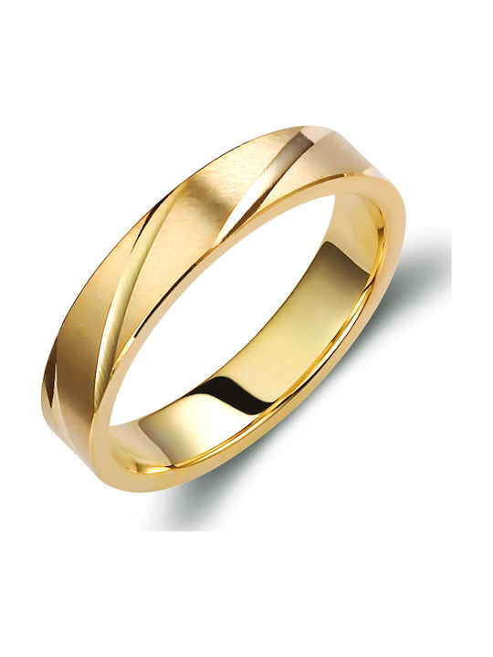 Valauro – Wedding Rings Yellow Gold 9K Thickness 4.00mm