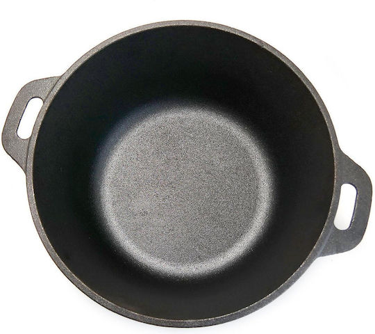 Cast Iron Pot Lid Wooden Spoon 7 L Perfect Home