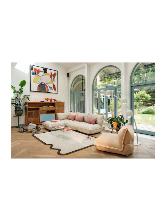 Πουφ Πολυθρόνα Αδιάβροχη Sumo Beige 108x108x90cm