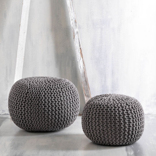 Bean Bag Chair Stool Waterproof Mayo Gray 45x45x30cm