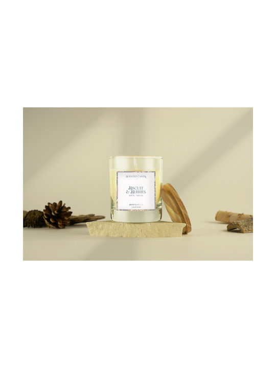 Ambientair Lumânare Aromatică Borcan cu Miros Biscuiți și Fructe de Pădure 200gr