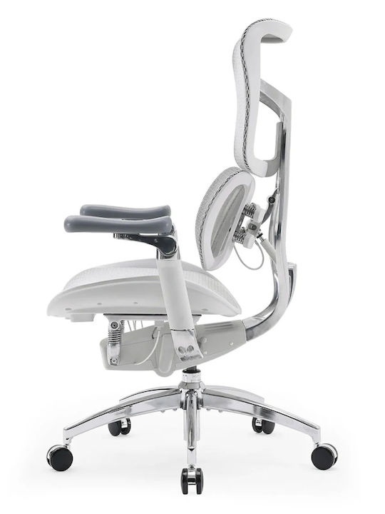 Sihoo Stuhl Büro mit Verstellbaren Armen Doro S300 S300-M202 Weiß