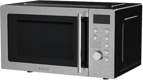 Estia Microchef Φούρνος Μικροκυμάτων 20lt Γκρι