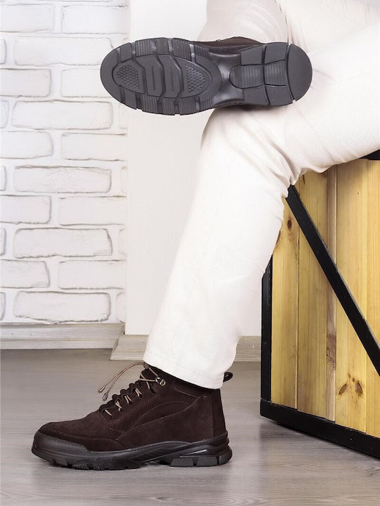 Wildleder Braun Herrenstiefel