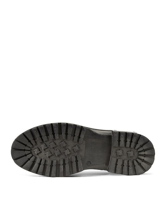 Leder Schwarz Herrenstiefel