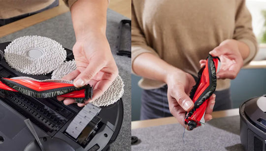 Bosch Spotless Max Cam Roboter-Staubsauger mit Kartierung Laser & Saugkraft 11000Pa Schwarze