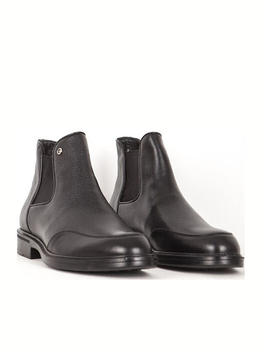 Piele Negru Ghete barbati