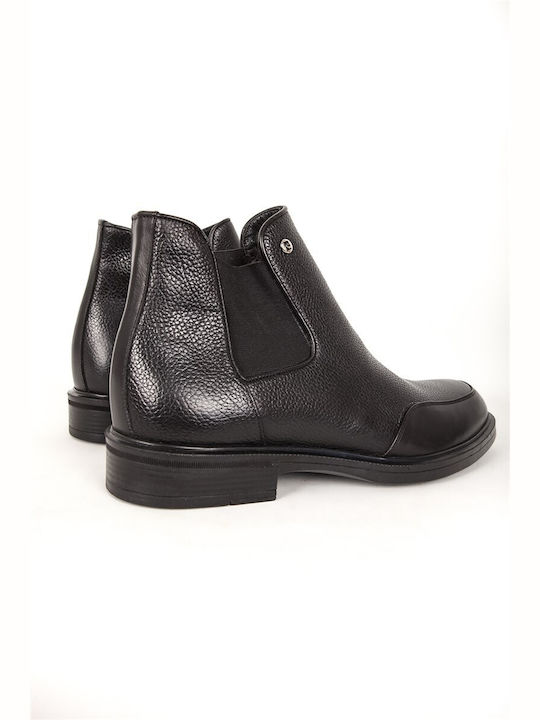 Piele Negru Ghete barbati